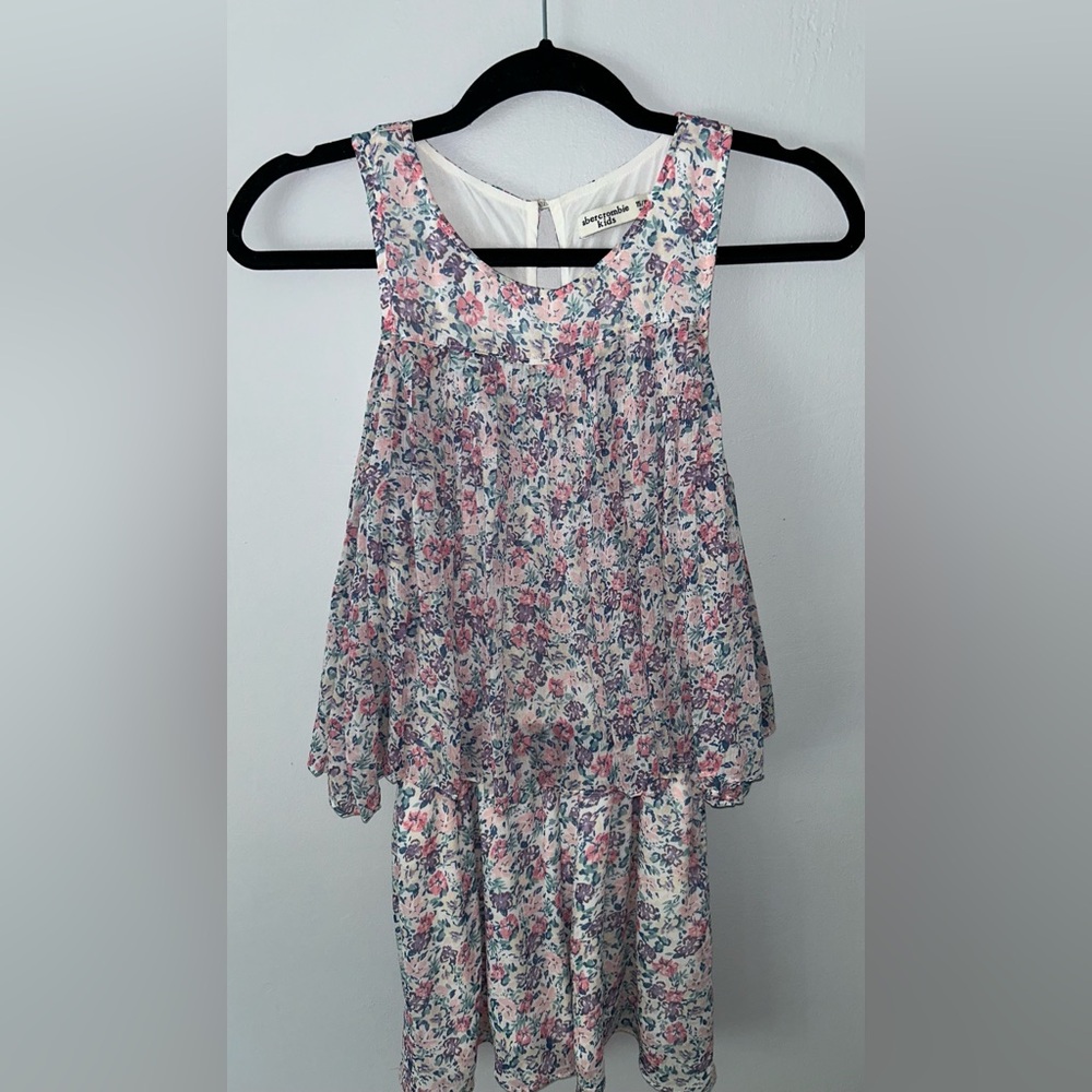 Floral Sleeveless Romper